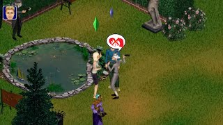 The Sims 1: Date in the park & Miss Crumplebottom