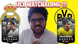 UCL WATCHALONG REAL MADRID V/S BOURSSIA DORTMUND| #football #eafc24 #trending