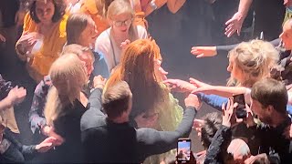 Florence + The Machine walks through standing room @ concert in Bournemouth BIC to delight of fans