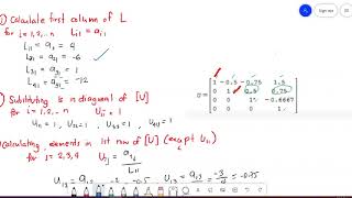 LU Decomposition Method
