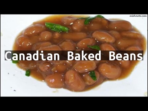 Recipe Canadian Baked Beans