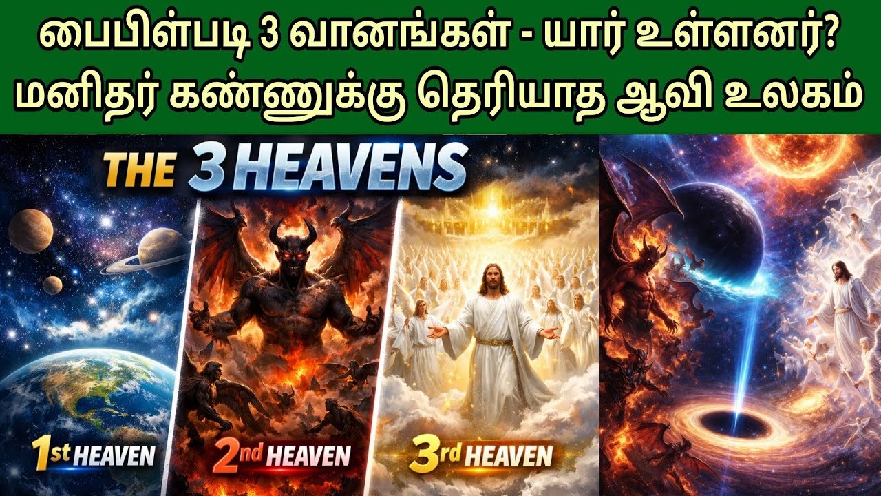 ஆவிகளின் உலகம் | 3 வானங்கள் | 3 heavens in the bible | Angels bible study