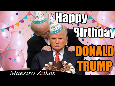 Joe Biden Sings Happy Birthday To Donald Trump - YouTube