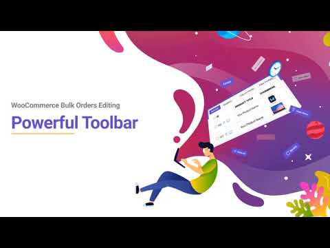 woocommerce bulk orders editing toolbar