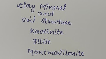 🔥Most Important Previous Year Questions On Clay Mineral and Soil Structure 🔥