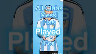 All Clubs Messi has played for!! #football #messi
