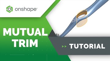 Mutual Trim - Surface Modeling in Onshape