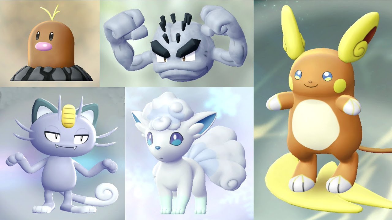 Pokemon Let's Go Alolan Forms: how to get every Alola form