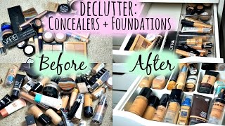 MAKEUP DECLUTTER 2016: CONCEALERS + FOUNDATIONS