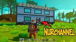 NurChannel екеуміз әдемі үй соқтық - Scrap Mechanic