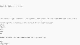 HTML Day 2 :Gives text formatting on WebPage using Style attribute.