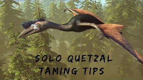 ARK SOLO TAMING QUETZAL (TIPS AND TRICKS) - ARK SURVIVAL EVOLVED