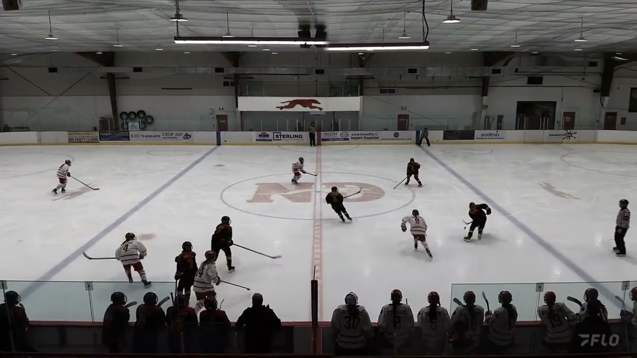 Notre Dame Hounds  VS. Regina Rebels U18AA Melissa Macleod white goalie #31 10-23-25