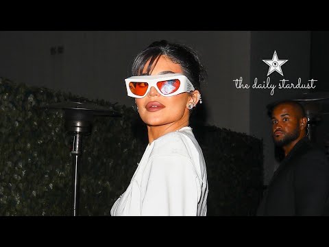 Kylie Jenner Wears Skintight Dress While Having Dinner With Friends In LA