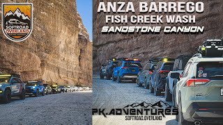 Anza Barrego Camping trip with Softroad.Overland / fish creek wash / sandstone canyon. screenshot 5