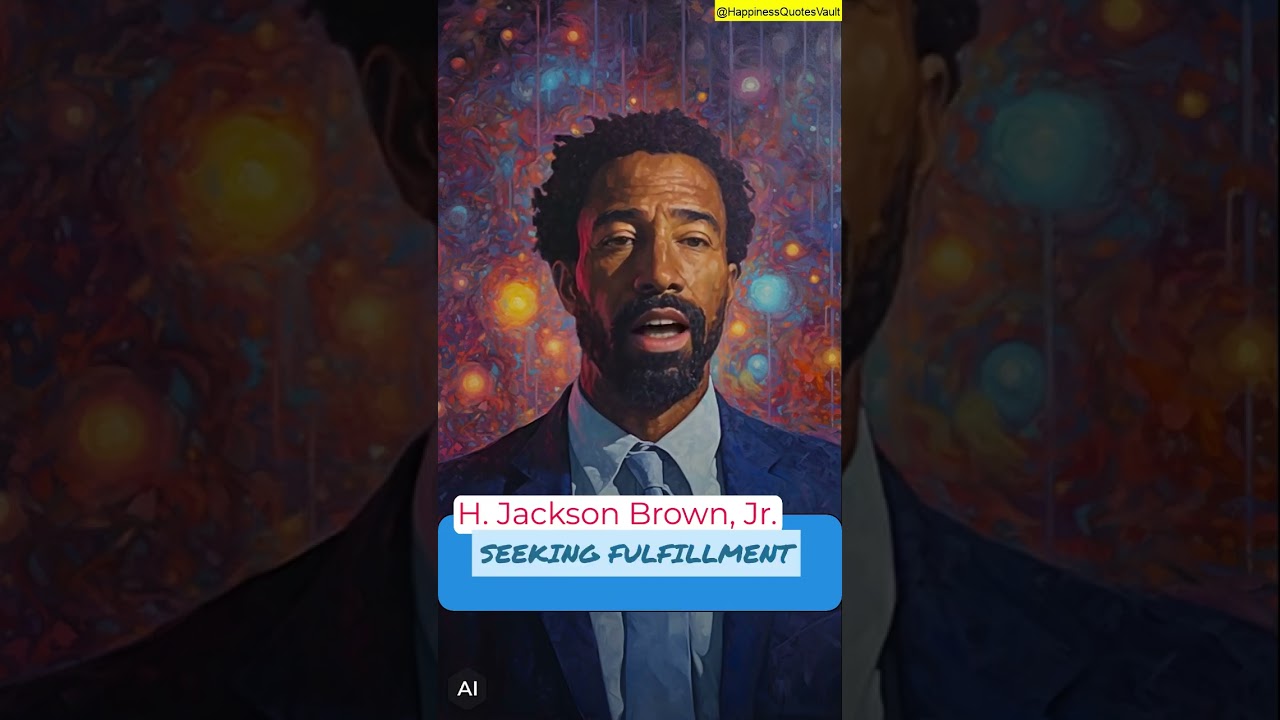 H. Jackson Brown, Jr. Quote About Happiness