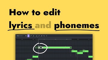 ACE Studio Tutorial: How to edit lyrics and phonemes