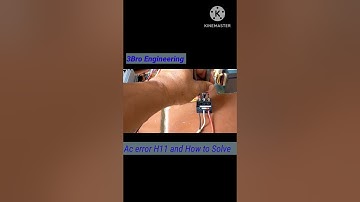 AC Panasonic Japan error code H11 and How to solve/#3 Bro Engineering # ep. 001
