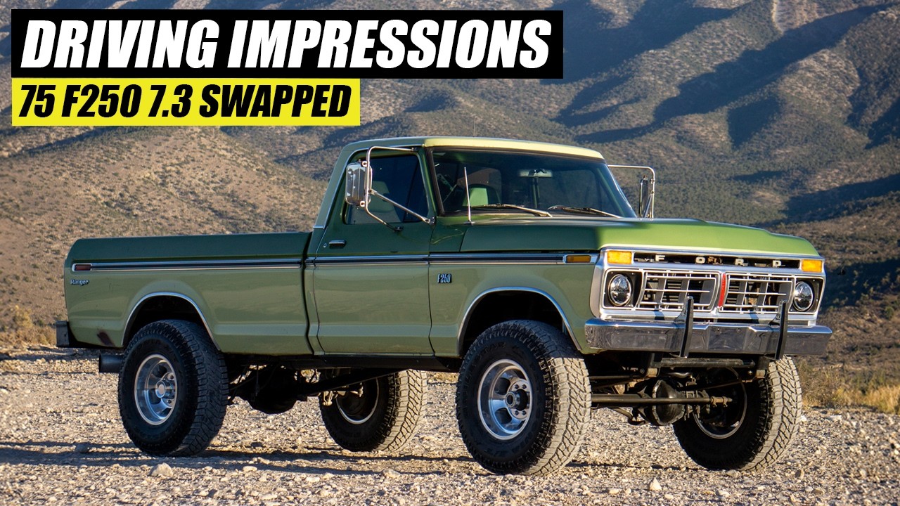 What its like driving a 7.3 Swap Dentside | Ford F250 Driving