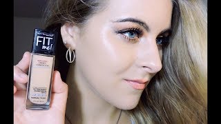 $5 GORGEOUS FOUNDATION! Maybelline Fit Me Dewy + Smooth! - YouTube