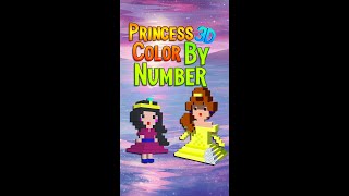 Princess 3D Color by Number: Voxel Coloring screenshot 4