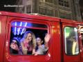 Disco in fire truck at Piccadilly Circus London at night ( I am not taking a picture!!)