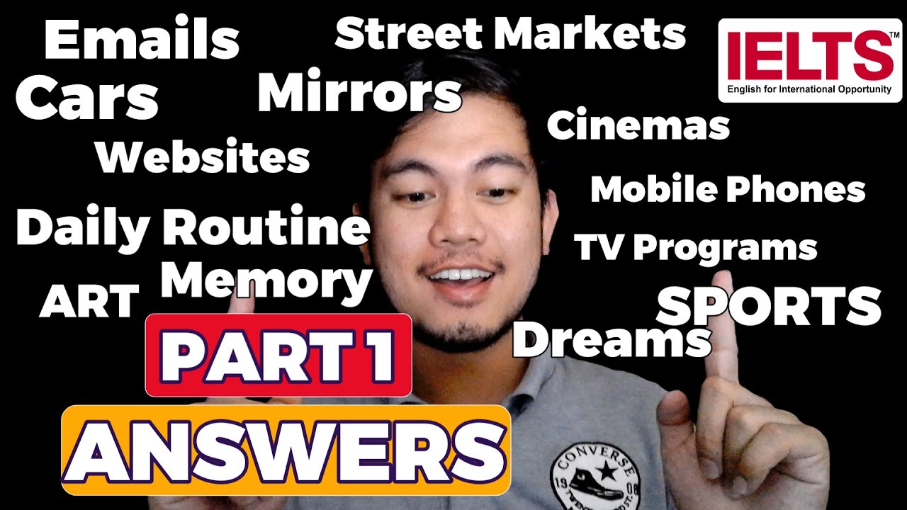 Part 1 Answers 2022 | Ielts Speaking Part 1 Recent Questions