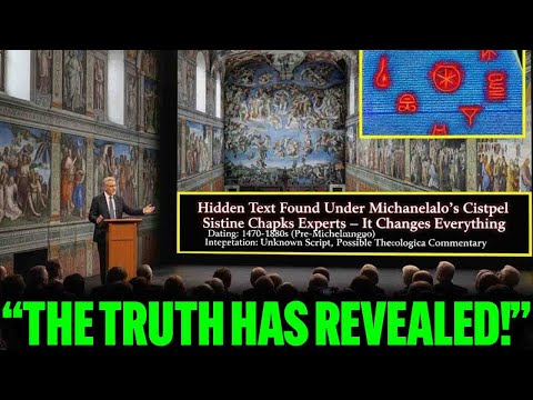 Hidden Text Found Under Michelangelo’s Sistine Chapel Shocks Experts — It Changes Everything
