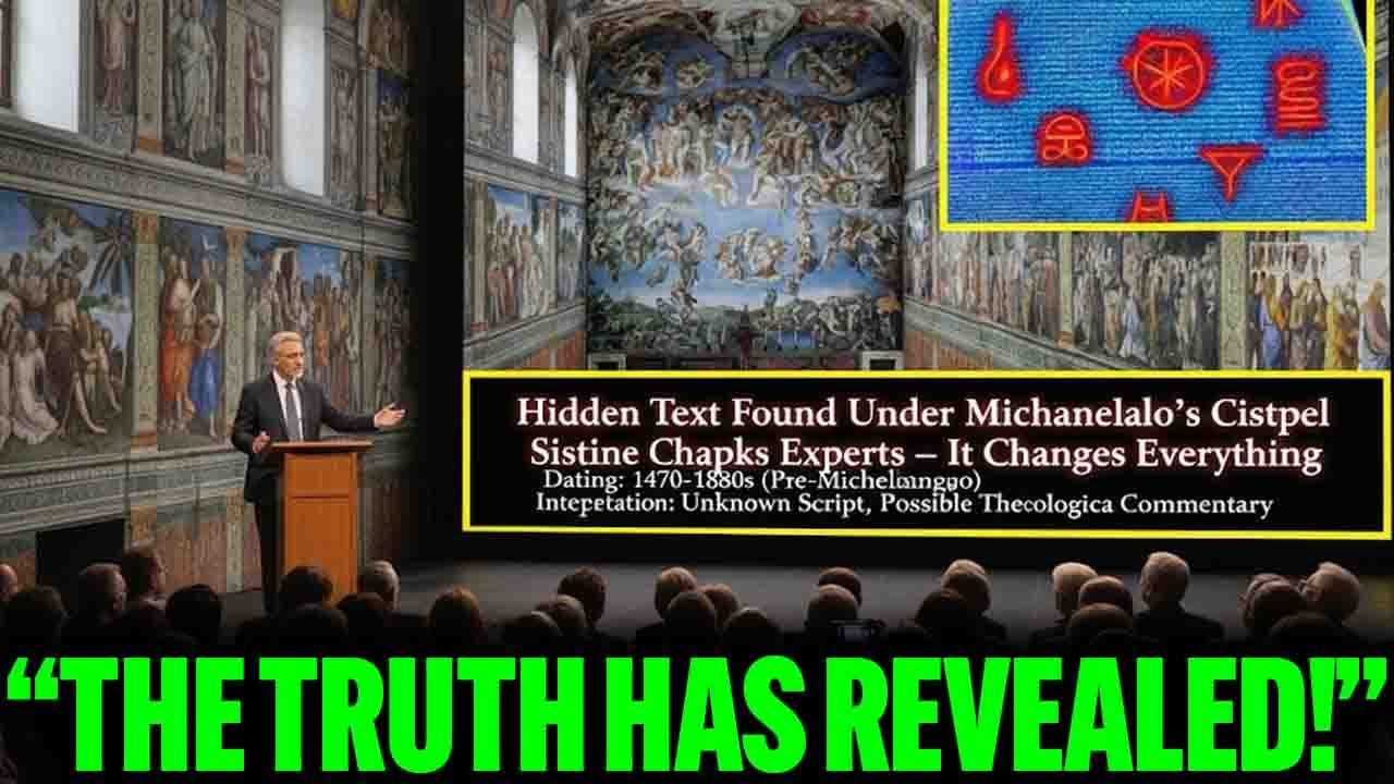 Скрытый текст, найденный под Сикстинской капеллой Микеланджело, шокирует экспертов — это меняет всё