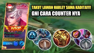 CECILLION 400 STACKS!!! LIVE AT HARLEY COUNTER WITH KADITA ~ CECILION BEST BUILD 2023 ~ MLBB