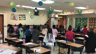 Ms. Patrick’s class Pledge of Allegiance