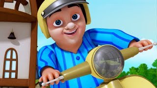 கிச்சா மாமா ஸ்கூட்டரில் போவாரு ஹெல்மெட் போடாமலே | Tamil Rhymes for Children | Infobells