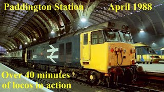 Trains in the 1980s - Paddington Station - April 1988