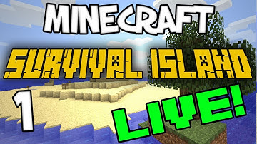 Minecraft - "Survival Island" Part 1: Fighting for Survival