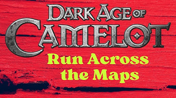 HOW BIG ARE THE MAPS in Dark Age of Camelot? Run Across the Maps
