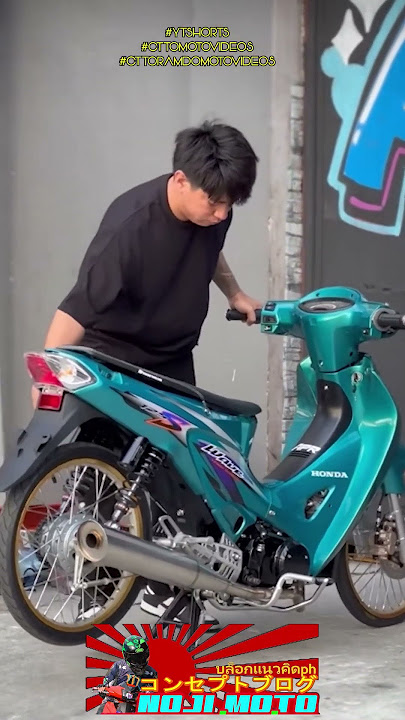 boss alphon's new wave-s 125 build streetbike #shorts #thaiconcept #motorcyclestyle #wave125 #ctto