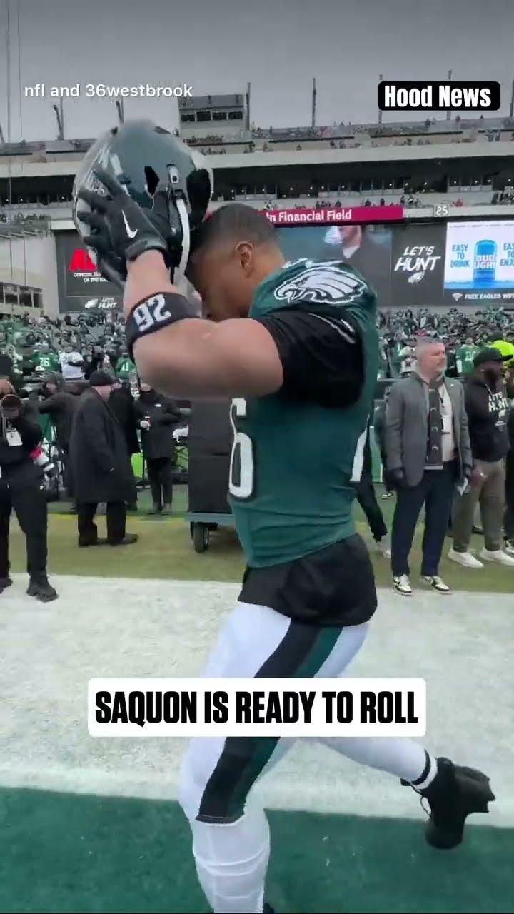 He’s ready to roll #hoodnews #saquonbarkley #eagles #NFL #sports #football #viralvideo #wow #how #us