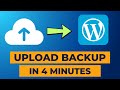 Easiest Way to RESTORE Backup of Wordpress Website 2025 | Step by Step Guide | ThatsSooEasy