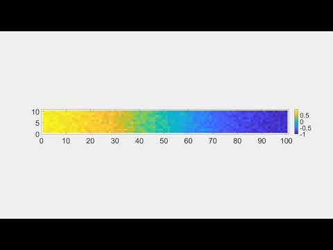 Particle diffusion simulation