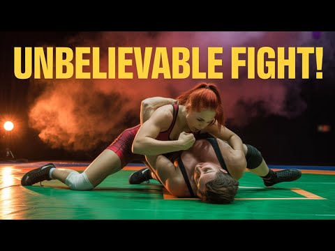 مصارعة رومانسية مصارعة مختلطة مقص الرأس قتال الأطفال مصارعة الفتيات ضد الأولاد