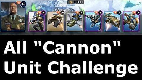 ALL GDI CANNON UNITS? Command and Conquer: Rivals