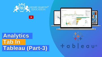 Analytics Tab in Tableau (Part 3) | Best Online Tableau Course Tutorial For Beginners | @henryharvin