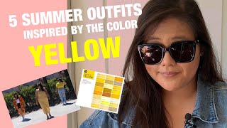 5 SUMMER OUTFITS: YELLOW EDITION