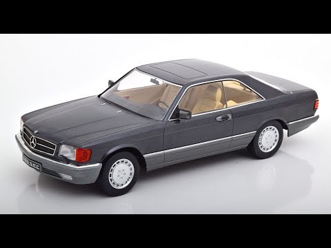 1:18 KK-scale mercedes 560 sec c126 1985 Silver