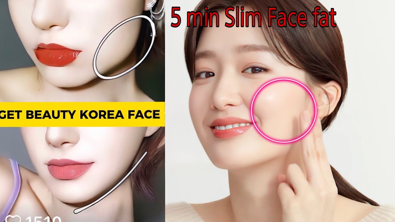 5 Min Korea Face Exercise | Best Exercise for Girls to Slim Face Fat | Home Fitness Challenge