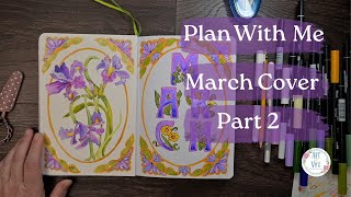 Plan With Me March 2024 Bullet Journal Cover