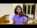 Kalithozhuthil Pirannavane Violin Cover | Sandra Shibu Mp3 Song