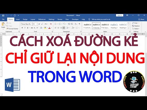 Video: Cách ẩn Bảng Trong Microsoft Word