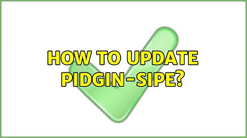 Ubuntu: How to update pidgin-sipe?