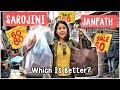 SAROJINI NAGAR Vs JANPATH: BEST Street Market In Delhi? SHOPPING BATTLE |ThatQuirkyMiss